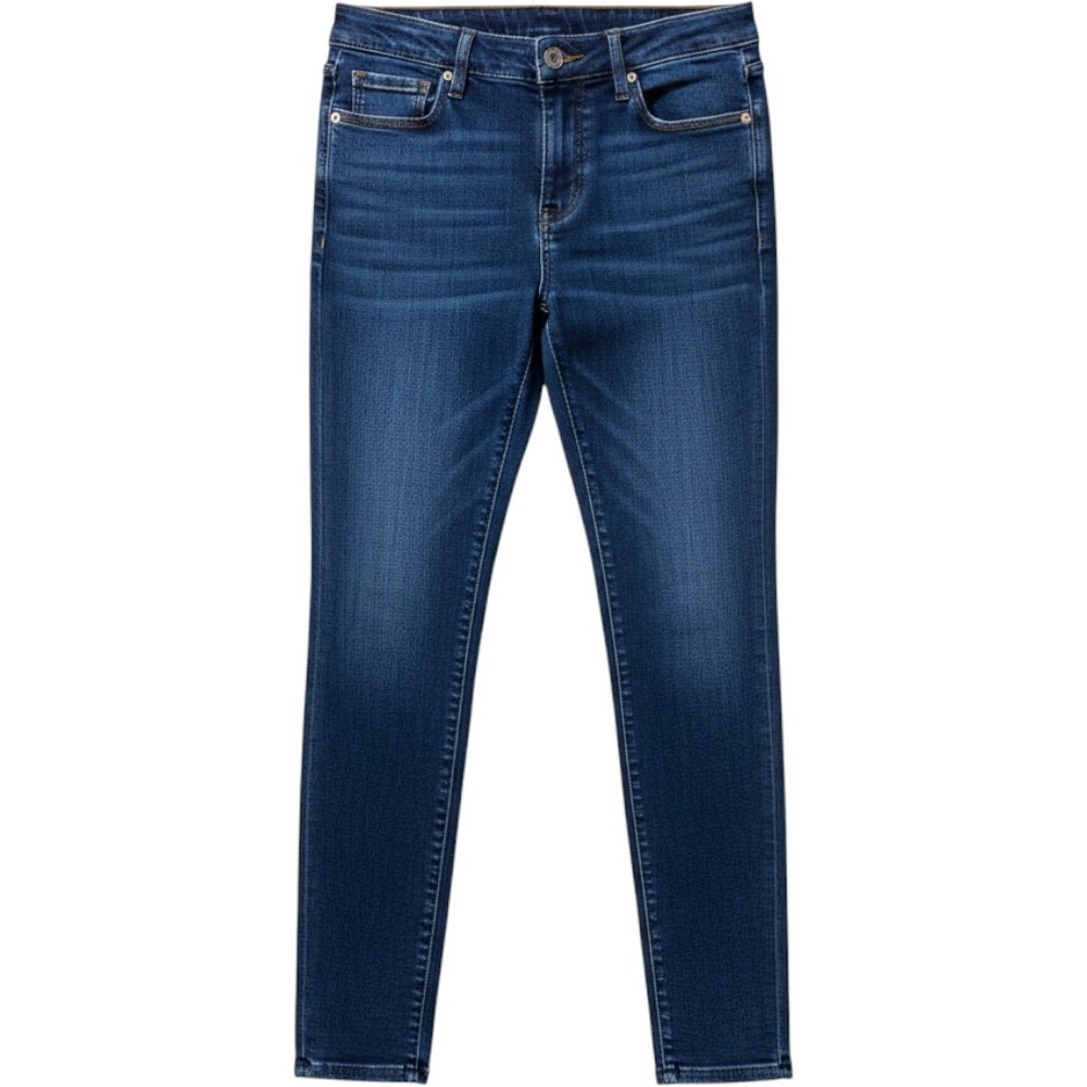 Maurices m jeans Mid-Rise Skinny Dark Wash Denim Jeans Womens Size L Regular K3
